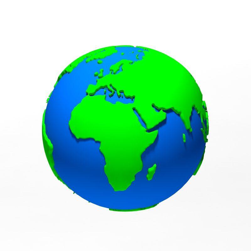 3D World Globe Logo - 3d world globe