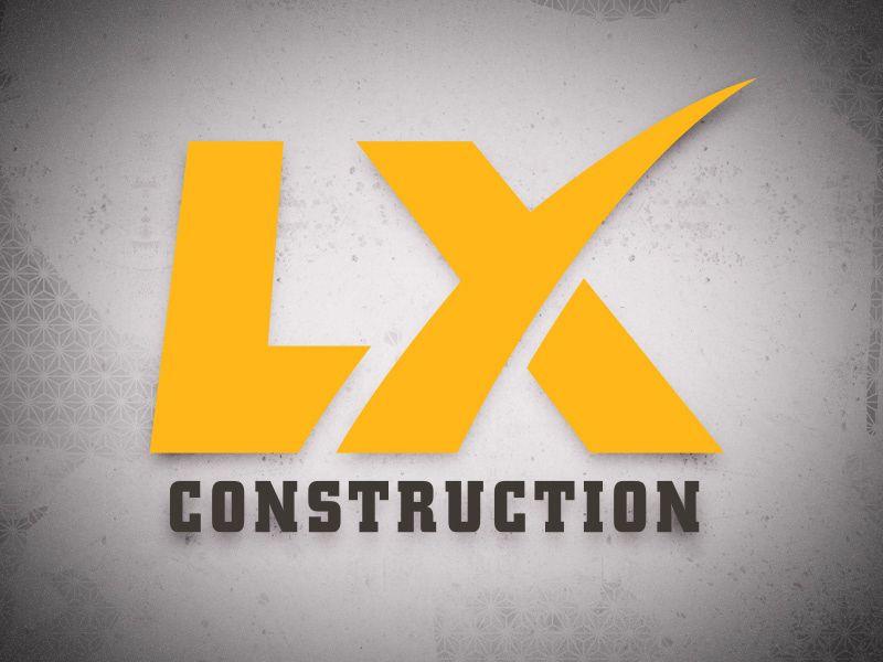 LX Logo - Sheena Fisher :: Graphic Design Portfolio - LX Construction Logo