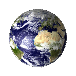 3D World Globe Logo - 3D Interactive Earth Globe