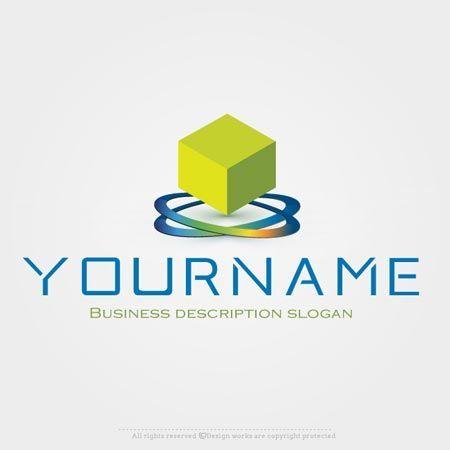 Online Logo - Online Logo Creator - 3D Block Label Logo Template