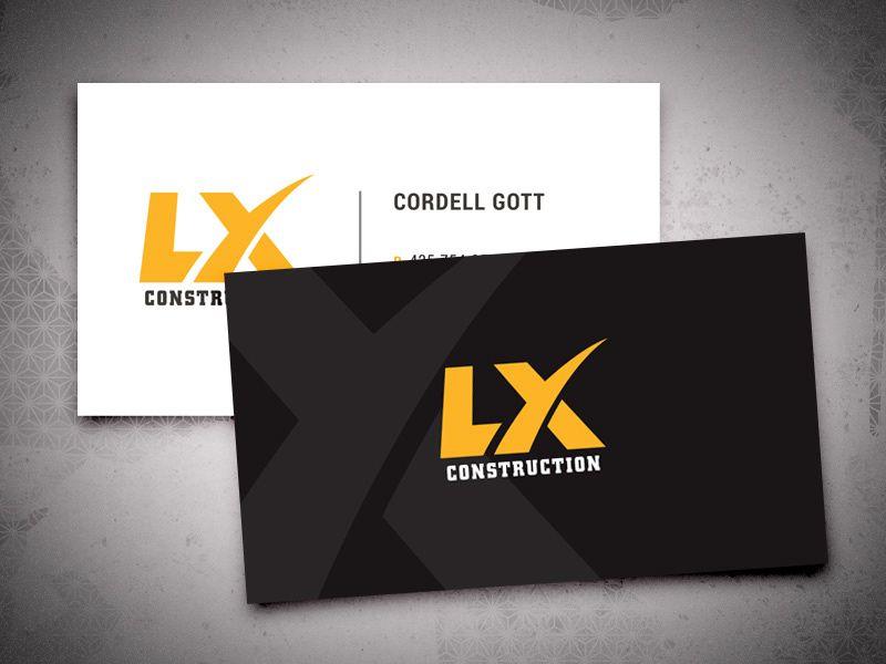 LX Logo - Sheena Fisher :: Graphic Design Portfolio - LX Construction Logo