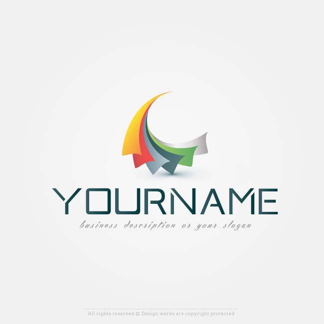 Online Logo - Create Logo Free - Online Abstract Spiral logo template
