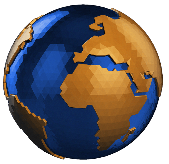 3D World Globe Logo - 3d Earth Glass by Adil777 | VideoHive