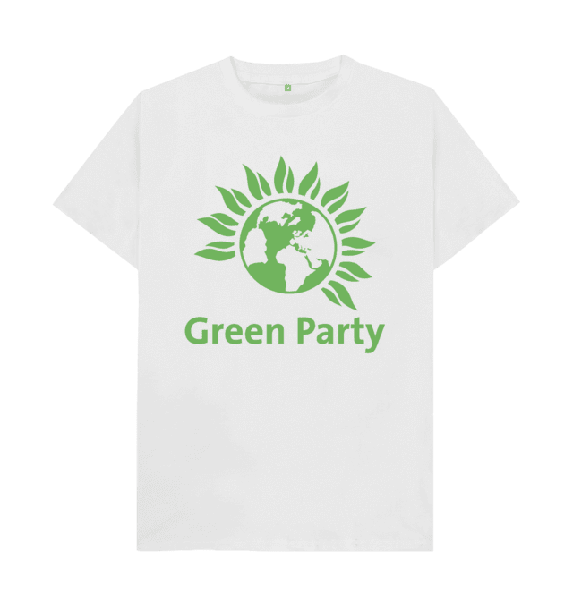 Green Party Logo - Green Party Logo White T-Shirt – Green Party of England & Wales