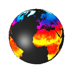 3D World Globe Logo - 3D Interactive Earth Globe