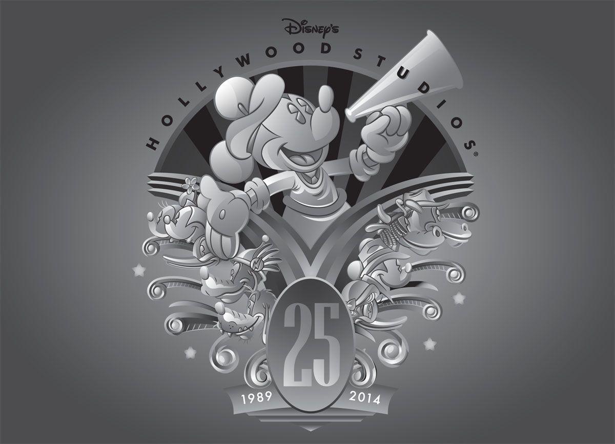 Disney Hollywood Studios Logo - Commemorative Merchandise for 25th Anniversary of Disney's Hollywood ...