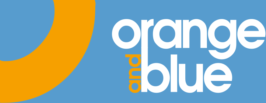 Green Blue Orange Logo - Orange and Blue | Your Audience Engagement Agency