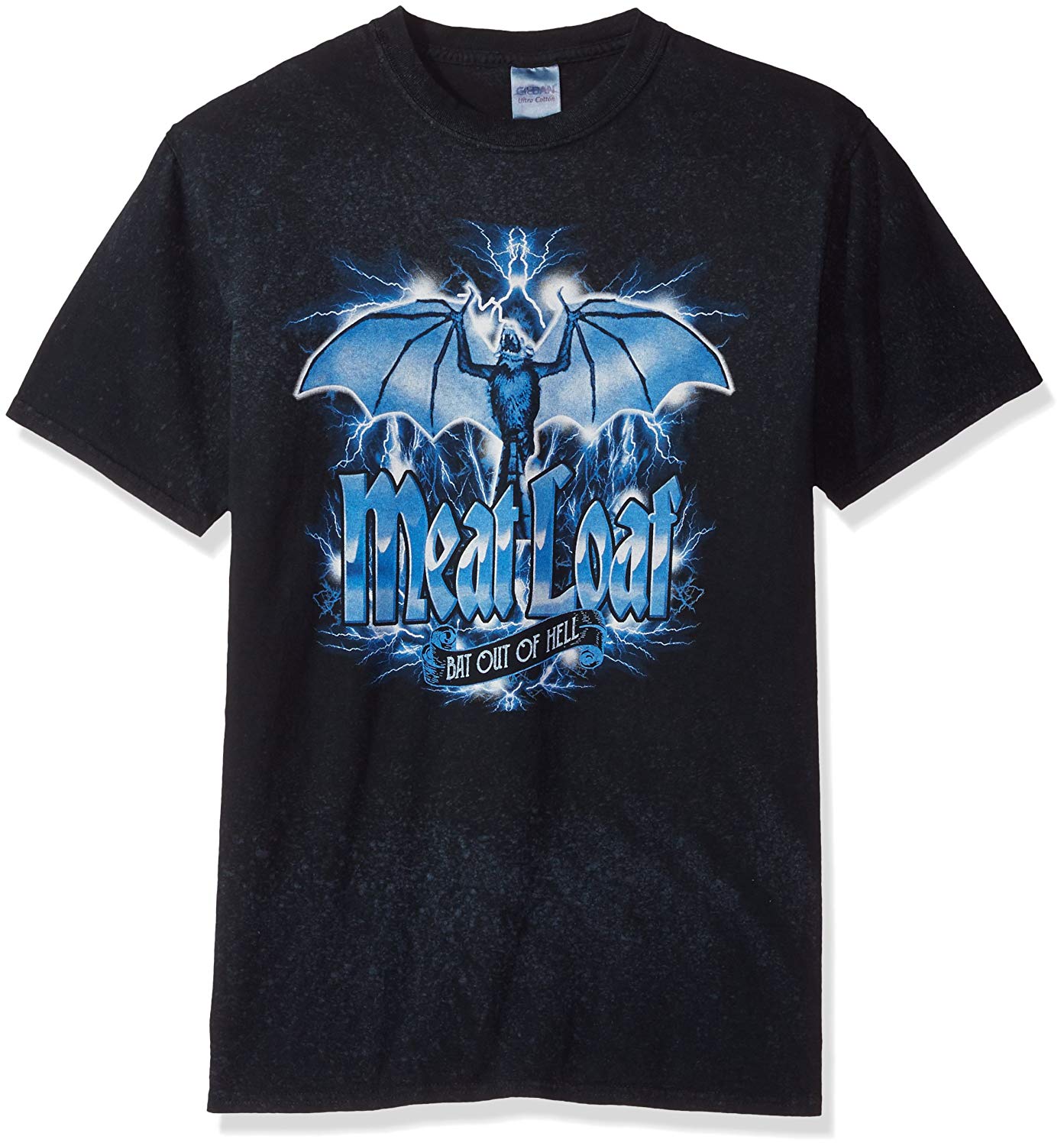 Blue Bat Logo - FEA Meatloaf Blue Bat Logo Mens T Shirt: Amazon.co.uk: Clothing
