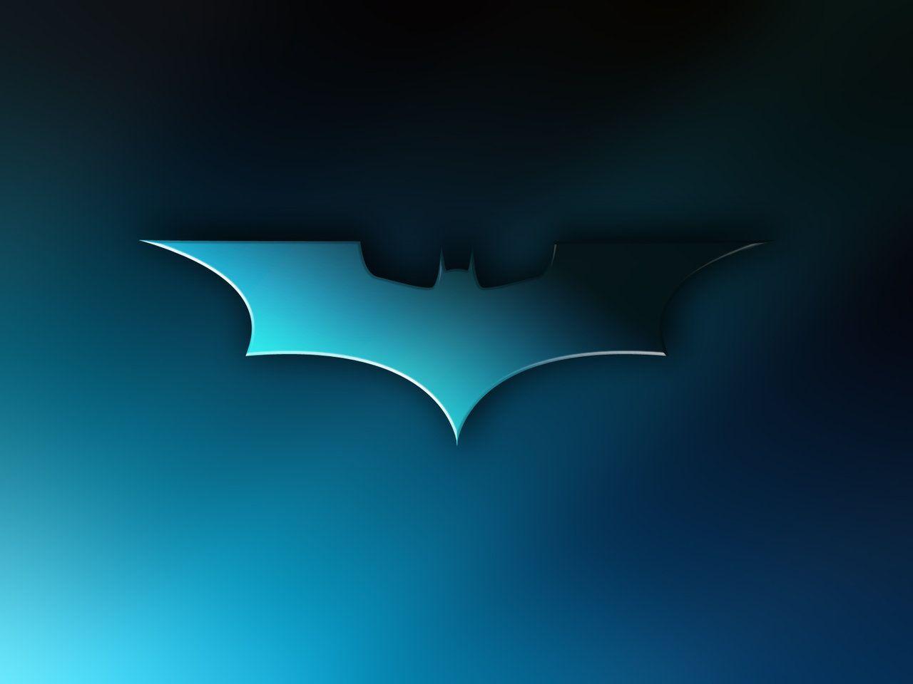Blue Bat Logo - Batman Logo 2008