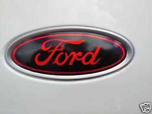 2014 Ford Logo - F&R oval emblem STICKER / DECAL OVERLAYS Fits 2013 2014 FORD FOCUS ...