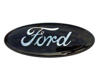 2014 Ford Logo - 2005 2014 Ford F150 Black Oval 9 X 3.5 Front Grille