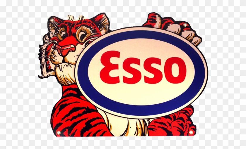 Esso Logo - Esso Tiger Sign - Esso Tiger Logo - Free Transparent PNG Clipart ...