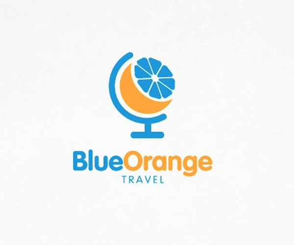 Orange and Blue Logo - Blue and orange Logos