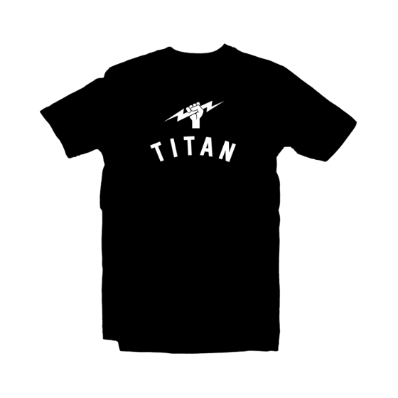 Titan Logo - Titan Logo Tee - Black