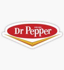 Vintage Dr Pepper Logo - Dr Pepper Stickers | Redbubble