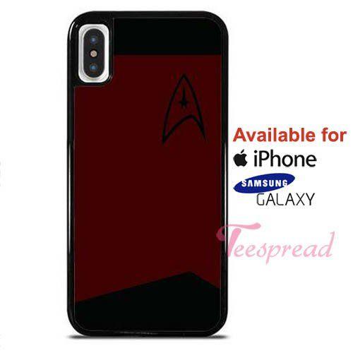 Samsung Star Logo - Star Trek Logo Dark Red iPhone X Cases, iPhone Cases, Samsung Galaxy ...