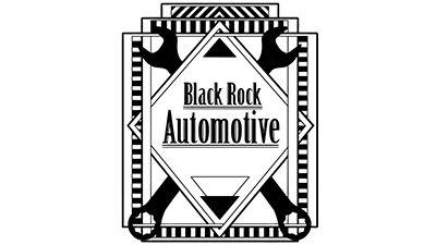 Service Shop Logo - Auto Service & Auto Repair in Sacramento. Black Rock Automotive