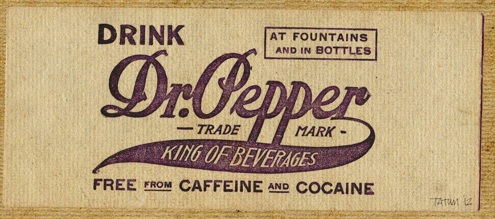 Vintage Dr Pepper Logo - Dr. Pepper revived by Keith Tatum | Vintage Design | Typography ...