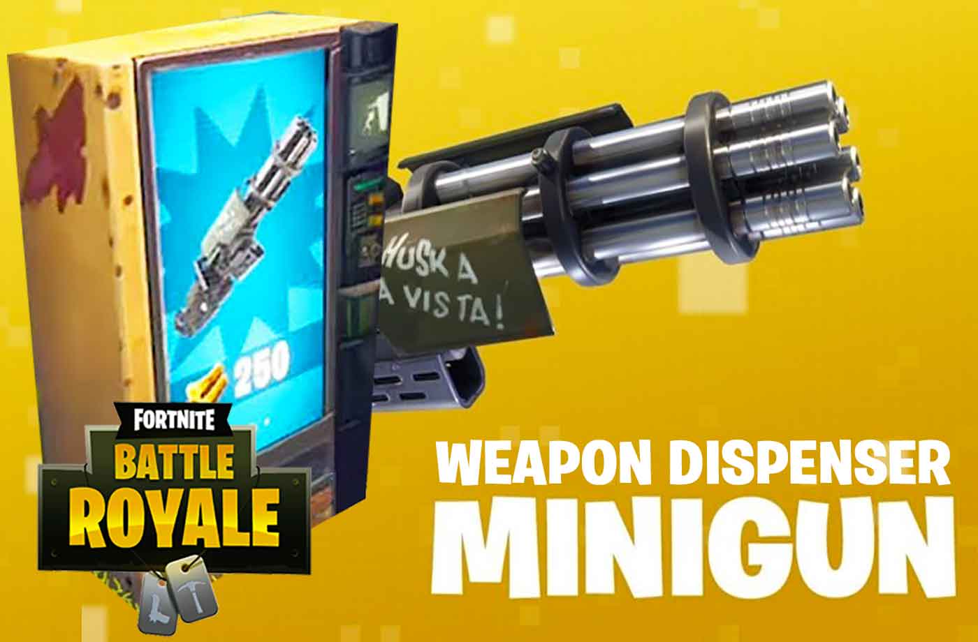 Guns Fortnite Battle Royale Logo - Coming soon a vending machine / weapon dispenser in Fortnite Battle ...