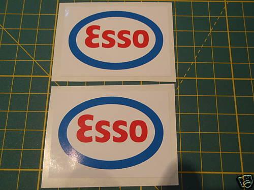 Esso Logo - LAMBRETTA VESPA ESSO OIL LOGO STICKERS RB,GP,SX,TV,LI,TS1 | eBay