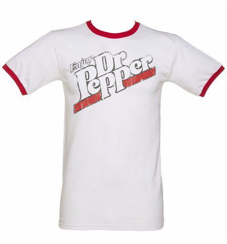 Vintage Dr Pepper Logo - Men's Vintage Dr Pepper Logo Ringer T-Shirt : ShopCoke.com