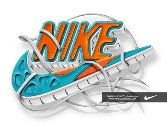 Creative Nike Logo - Nike logo gets a 3D makeover | Design | Pinterest | Nike logo, Nike ...