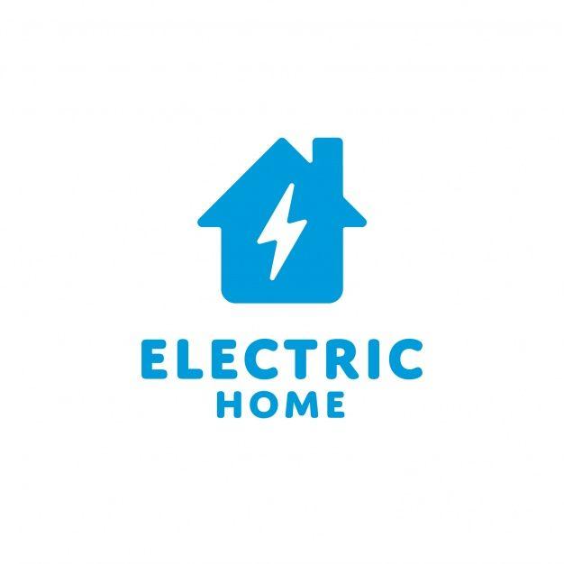 Electric House Logo - Electric house logo design Vector | Premium Download