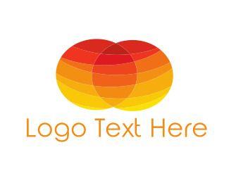 3 Orange Circles Logo - Sunset Logo Maker