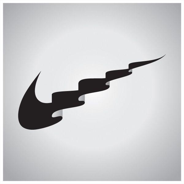 Creative Nike Logo - Illustration #Nike. Illustration & Design