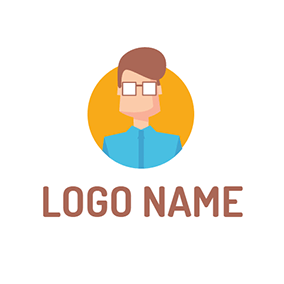 Yellow Man Logo - Free Man Logo Designs. DesignEvo Logo Maker