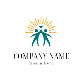 Yellow Person Logo - Free Non-Profit Logo Designs | DesignEvo Logo Maker