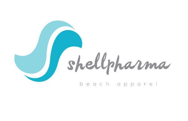 Beach Apparel Logo - Shell Pharma Beach Apparel Logo