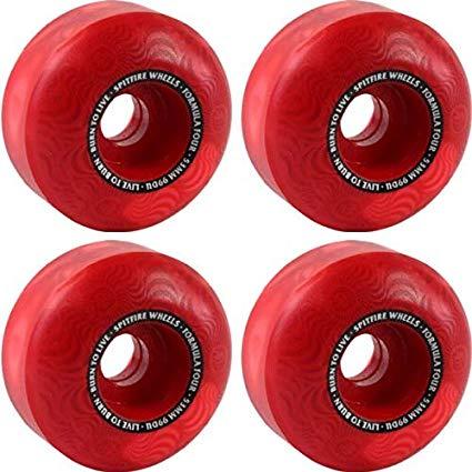 Red Spitfire Wheels Logo - Amazon.com : Spitfire Wheels Formula Four Classic Multi Swirl Red ...