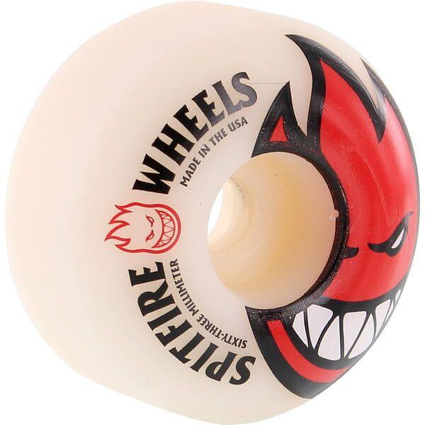 Red Spitfire Wheels Logo - Spitfire Wheels Bighead Red / Black Skateboard Wheels - 63mm 99a ...