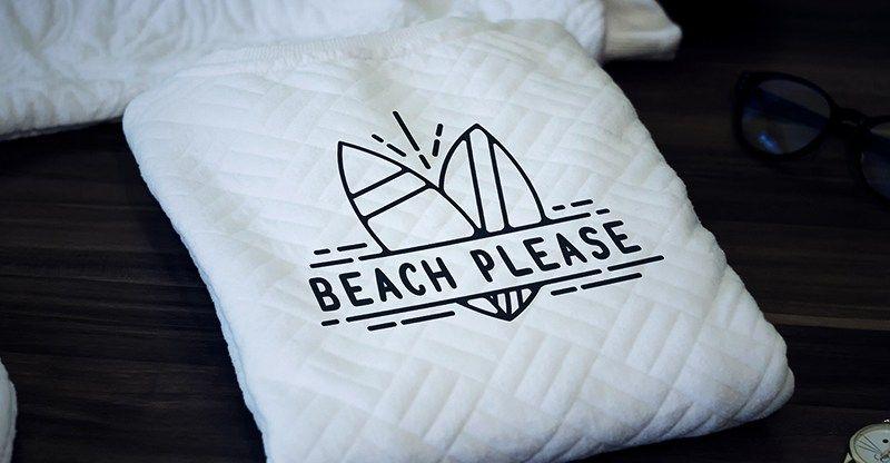 Beach Apparel Logo - Beach Apparel Sweater Mockup For Logo Branding - Awesome Mockups