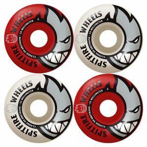 Red Spitfire Wheels Logo - Spitfire Classic Mashup 53mm 99a White/Red Skateboard Wheels | eBay