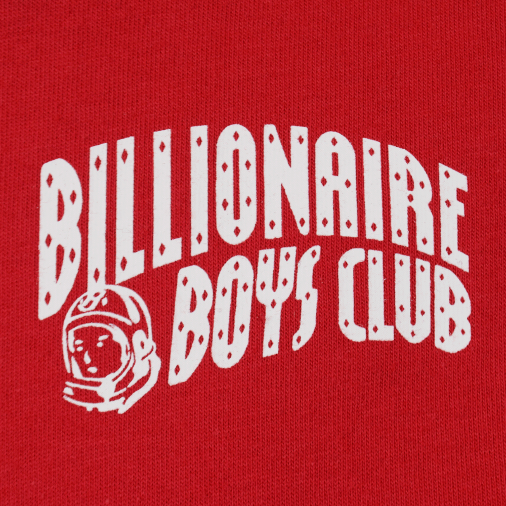 Red Arch Logo - BILLIONAIRE BOYS CLUB Red Arch Logo T Shirt