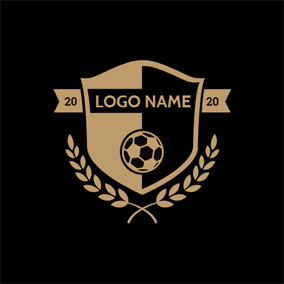 Black Football Logo - 45+ Free Football Logo Designs | DesignEvo Logo Maker
