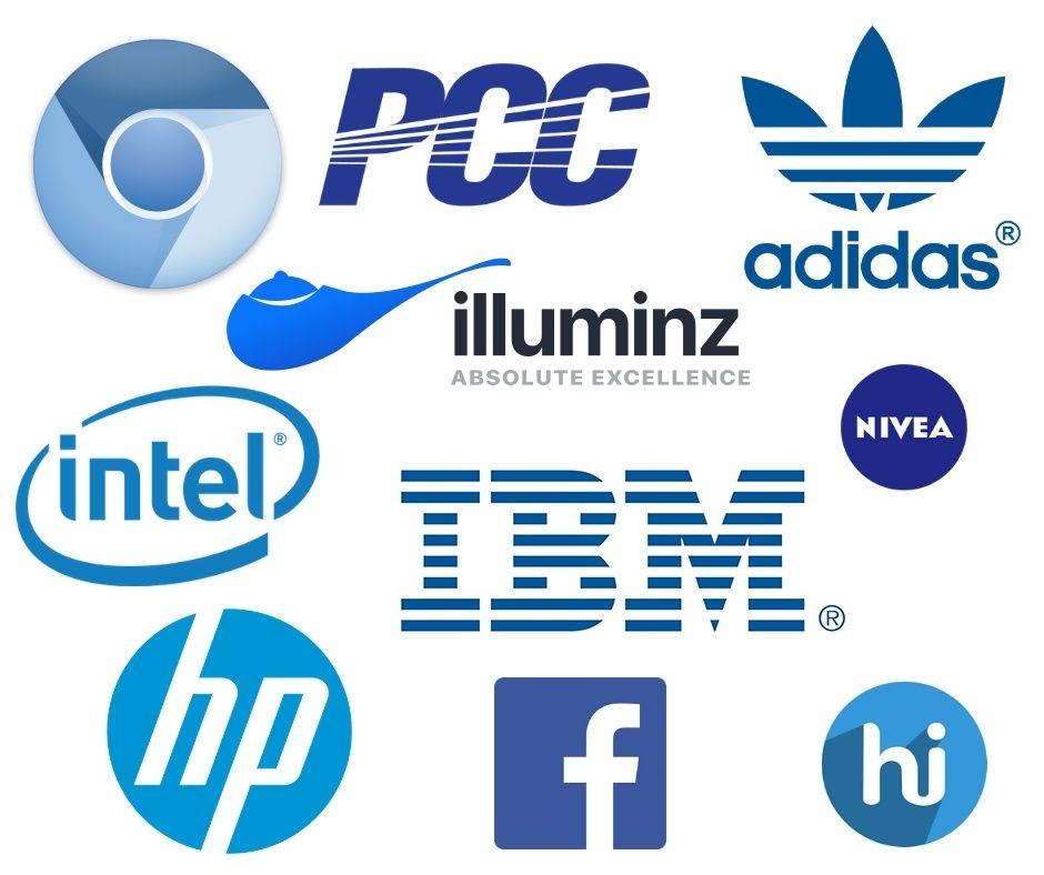 Popular Blue Logo - Why is blue such a popular color for designs and logos? - Quora