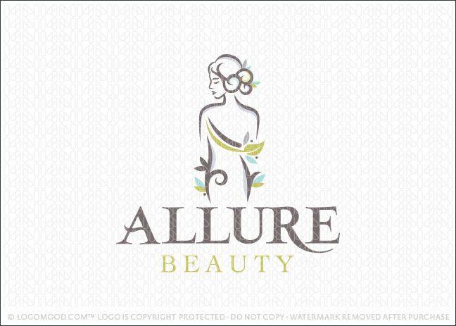 Female Tree Logo - Readymade Logos for Sale Allure Beauty | Readymade Logos for Sale