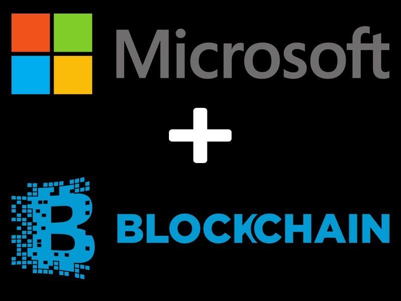 Microsoft Blockchain Logo - Microsoft believes blockchain tech could help fight human