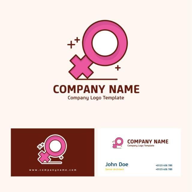 Female Tree Logo - Female logo design with typography vector Template for Free Download