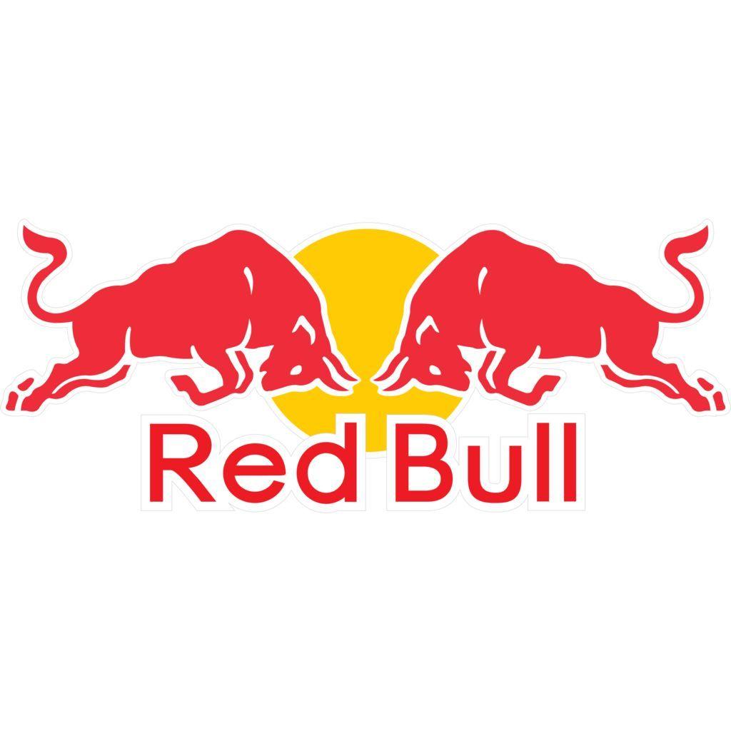 Two Bulls Logo - The two mirrored, horned bulls of the Red Bull logo symbolize