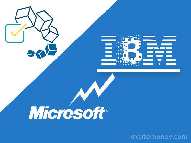 Microsoft Blockchain Logo - IBM ahead of Microsoft in Blockchain Technology Race