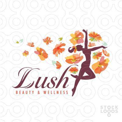 Female Tree Logo - Exclusive Customizable Logo For Sale: Lush Beauty and Wellness ...