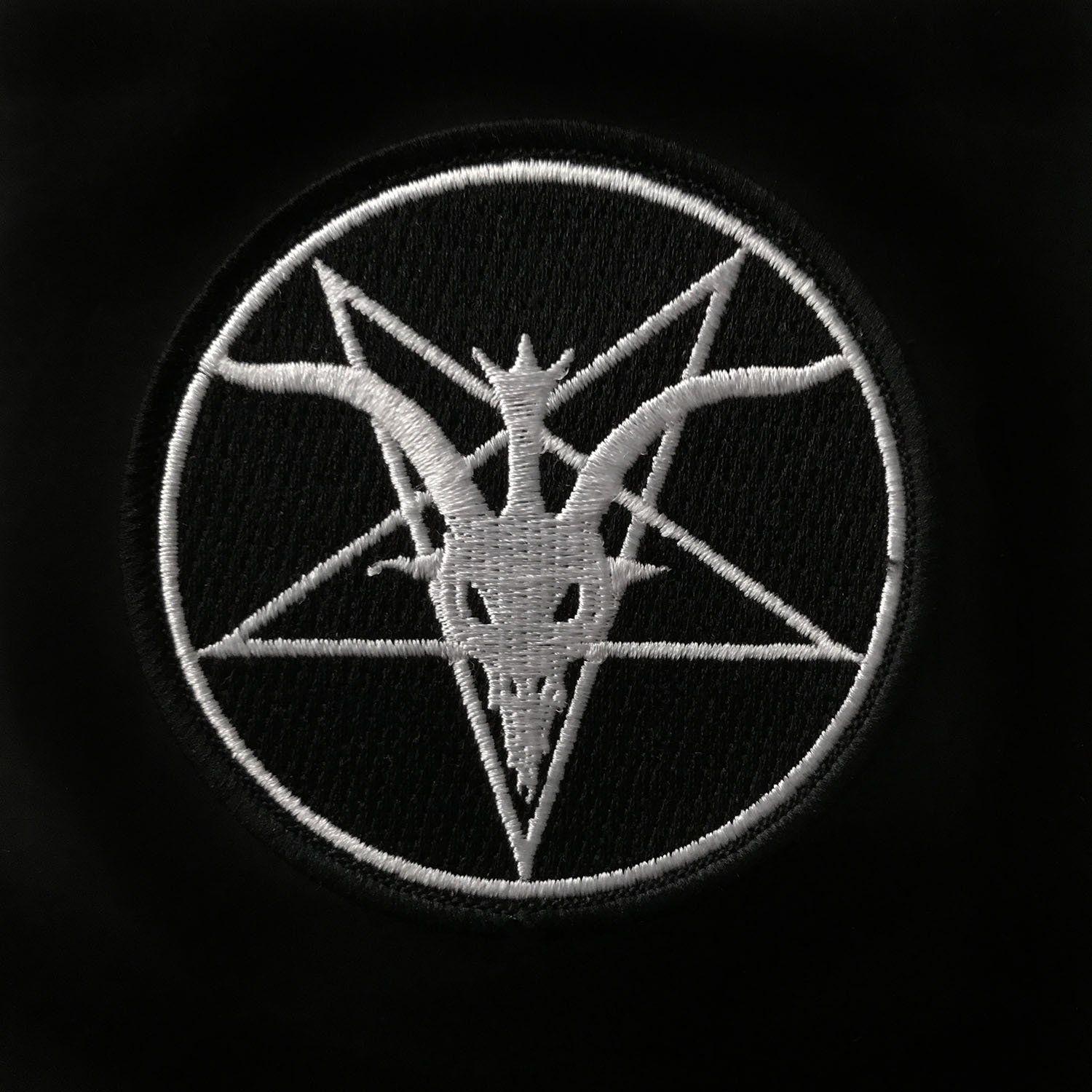 Red and Gray with an S' Logo - TST Logo Patch in Black or Red New Designs Satanic Temple