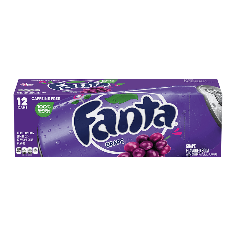 Grape Fanta Logo - Fanta Grape 12 pack cans 355ml