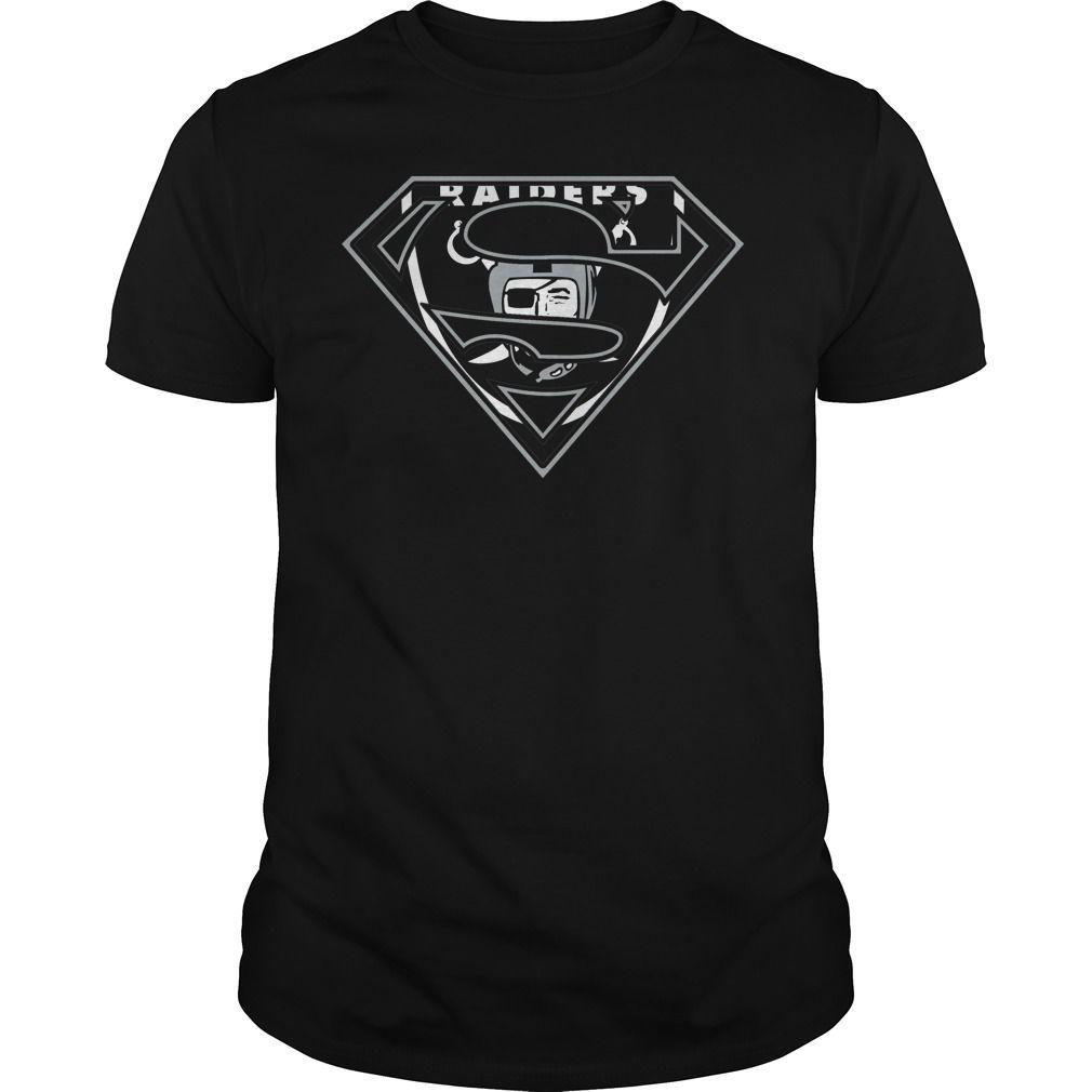 Raiders Superman Logo - Oakland Raiders Superman Logo T Shirt T Shirts