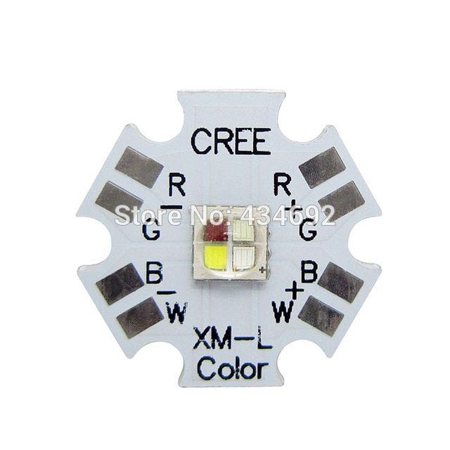 Green White Red L Logo - Promotion 12W Cree XLamp XM L Color Led XML RGBW RGB + Cool White ...