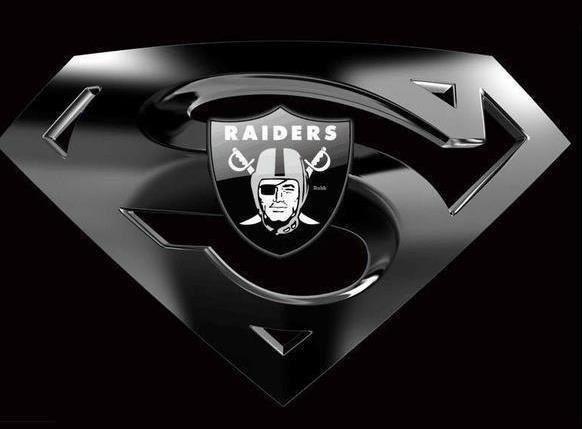 Raiders Superman Logo - Raider Nation Superman Raiders | J.D.E | Raiders, Raider nation ...
